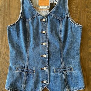 Levi's Classic Blue Denim Vest (Corset)